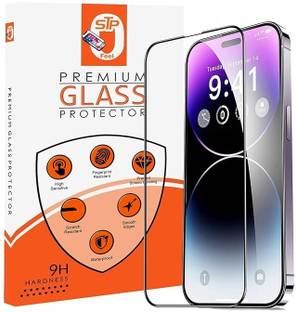 STP FEEL Edge To Edge Tempered Glass for iPhone 15 Premium Screen Protector Guard with Easy Installation Kit