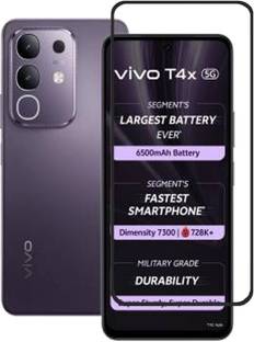 sadgatih Edge To Edge Tempered Glass for Vivo T4x 5G, vivo T4x 5G