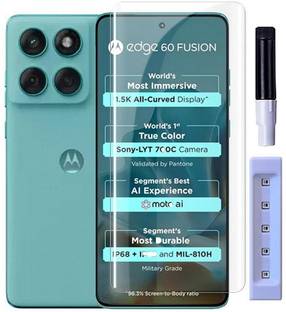 DSCASE Edge To Edge Tempered Glass for Motorola Edge 60 Fusion 5G, Moto Edge 60 Fusion 5G