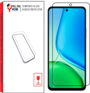 YOUTH MOBI Edge To Edge Tempered Glass for Vivo Y39, vivo y39