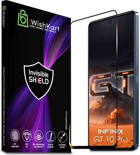 iWishKart Edge To Edge Tempered Glass for Infinix GT 10 Pro, Infinix GT 10 Pro 5G, GT10Pro, GT10 Pro, Military grade Edge to Edge gorilla glass