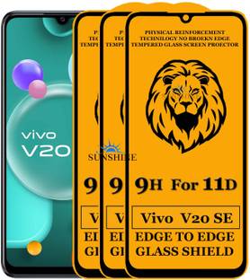 SUNSHINE Edge To Edge Tempered Glass for Vivo V20 SE