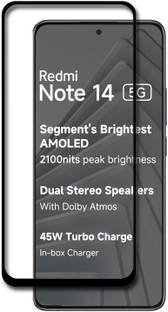 NSTAR Edge To Edge Tempered Glass for Redmi Note 14 5G, Redmi Note 14