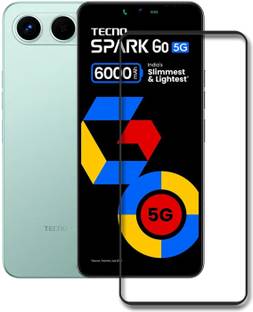 NKCASE Edge To Edge Tempered Glass for Tecno Spark Go 5G, Tecno Spark Go