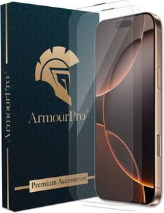 ArmourPro Edge To Edge Tempered Glass for Apple iPhone 16 Pro Max, iPhone 16 Pro Max, Clear Boderless Temperd Glass