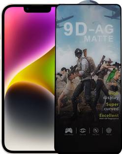 ONCRAVES Edge To Edge Tempered Glass for Apple iPhone 14 Plus | 9D AG Matte Tempered Glass | Gaming Tempered Glass | Easy Installation.