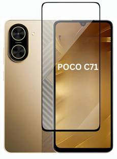KWINE CASE Edge To Edge Tempered Glass for POCO C71
