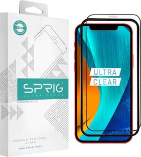Sprig Edge To Edge Tempered Glass for Apple iPhone 12 Pro Max, iPhone 12 Pro Max, 12 Pro Max