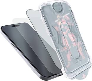 Smobix Edge To Edge Tempered Glass for iPhone 13, iPhone 13 pro, iPhone 14 MATTE MAGIC BOX TEMPERED GLASS WITH (AUTO ALIGNMENT KIT)