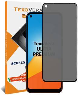 TEXOVERA Edge To Edge Tempered Glass for Vivo Y30, Vivo Y50, Redmi Note 9, Matte Guard