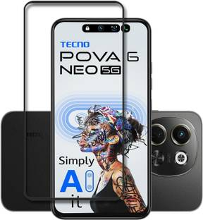 NKCASE Edge To Edge Tempered Glass for Tecno Pova 6 Neo, Tecno Pova 6 Neo 5G
