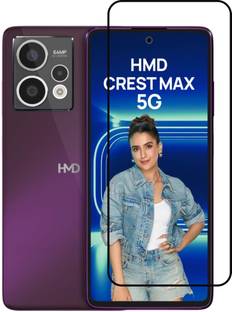 TopTrends Edge To Edge Tempered Glass for HMD Crest 5G, HMD Crest With Easy Installation Kit