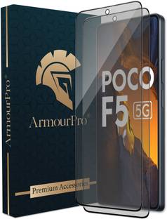 ArmourPro Edge To Edge Tempered Glass for Poco F5 5G, Matte Finish Glass