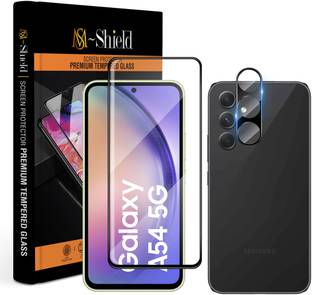 MS-Shield Edge To Edge Tempered Glass for Samsung Galaxy A54 5G, With Camera Lens Protector
