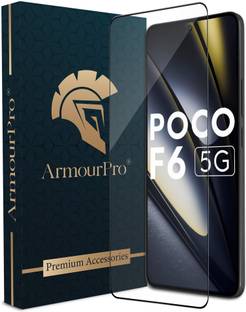 ArmourPro Edge To Edge Tempered Glass for Poco F6 5G, Poco F6, F6 5G, F6