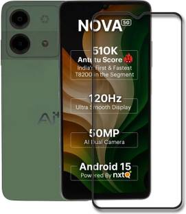 INFINITYWORLD Edge To Edge Tempered Glass for Ai+ Nova 5G