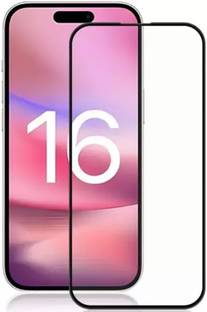 GDBUY Edge To Edge Tempered Glass for Apple iPhone 16, iPhone 16
