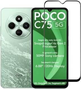 BRENZZ Edge To Edge Tempered Glass for POCO C75 5G