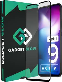 Gadget Glow Edge To Edge Tempered Glass for Redmi 9 Activ, Mi 9 Activ, Redmi 9, Redmi 9A