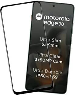 Techforce Tempered Glass Guard for Motorola Edge 70 5G screen protector tempered glass Guard premium ultra clear hd glass
