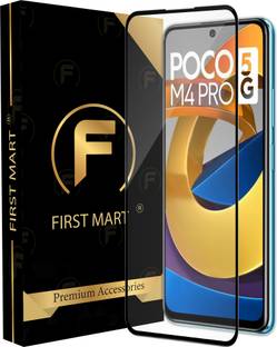 FIRST MART Edge To Edge Tempered Glass for Poco M4 Pro 5G, M4 Pro 5G