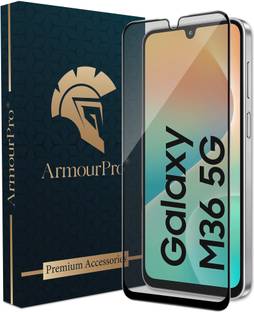 ArmourPro Edge To Edge Tempered Glass for Samsung M36 5G, Samsung Galaxy M36 5G, Samsung F36 5G, Matte Finish Glass