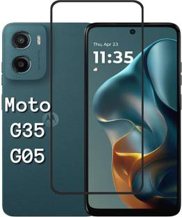 EITANSHA CREATION Edge To Edge Tempered Glass for MOTOROLA g35 5G, MOTOROLA g35 5G, MOTOROLA g35 5G, Realme C67 5G, Realme Narzo 60X 5G, MOTOROLA g05