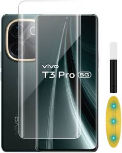 KWINE CASE Edge To Edge Tempered Glass for vivo T3 Pro 5G, IQOO Z9s Pro 5G