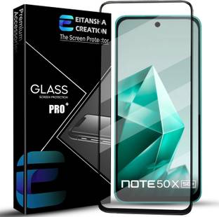 EITANSHA CREATION Edge To Edge Tempered Glass for Infinix Note 50x, Infinix Note 50X 5G, Infinix Note 50X 5G Plus