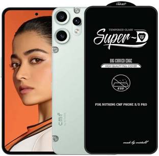 Vetrivel Edge To Edge Tempered Glass for CMF by Nothing Phone 2 Pro, Perfect Fit