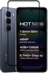 SNMART Edge To Edge Tempered Glass for Infinix Hot 50 5G