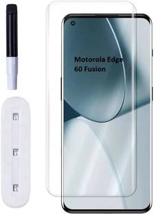 mFoniscie Edge To Edge Tempered Glass for Motorola Egde 60 Fusion 5g, Moto Edge 60 Fusion 5g, Moto Edge 60 Fusion
