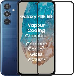 INFINITYWORLD Edge To Edge Tempered Glass for Samsung Galaxy M35 5G