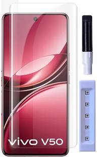 GDBUY Edge To Edge Tempered Glass for Vivo V50 5G, Vivo V50