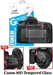 KANCHA Edge To Edge Tempered Glass for CANON 90D DSLR