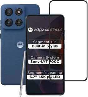 DSCASE Edge To Edge Tempered Glass for MOTOROLA Edge 60 Stylus, Motorola Edge 60 Stylus
