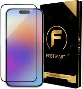 FIRST MART Edge To Edge Tempered Glass for iPhone 17, Apple iPhone 17