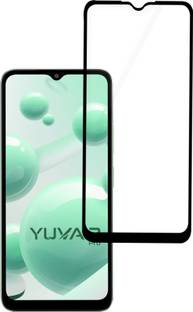 HUPSHY Edge To Edge Tempered Glass for LAVA Yuva 2 Pro