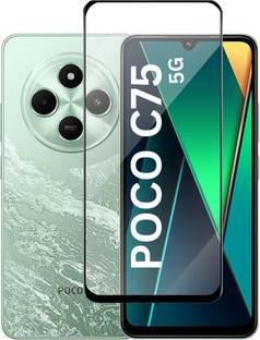 KWINE CASE Edge To Edge Tempered Glass for Mi Redmi A4 5G/Poco C75 5G