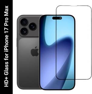 Kartuce Edge To Edge Tempered Glass for APPLE iPhone 17 Pro Max, iPhone 17 Pro Max