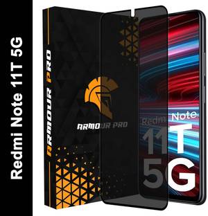 ArmourPro Edge To Edge Tempered Glass for Redmi Note 11T 5G, Redmi 11i, Mi 11i Hypercharge, Mi 11X, Mi 11X Pro