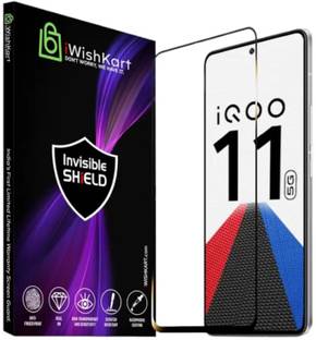 iWishKart Edge To Edge Tempered Glass for IQOO 11 5G, IQOO11 Gorilla Glass, iq11