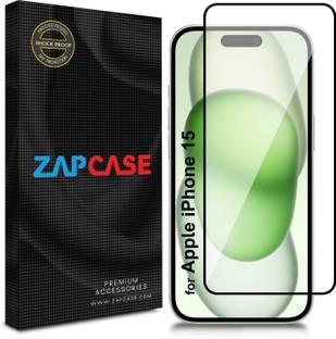 Zapcase Edge To Edge Tempered Glass for Apple iPhone 15