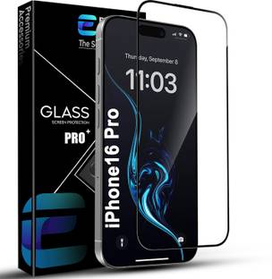 EITANSHA CREATION Edge To Edge Tempered Glass for iPhone 16 Pro, Apple iPhone 16 Pro