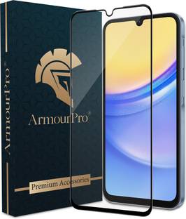 ArmourPro Edge To Edge Tempered Glass for Samsung Galaxy A15 5G, Samsung A15 5G, Samsung A25 5G