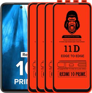 Laxdom Edge To Edge Tempered Glass for REDMI 10 PRIME