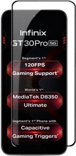 INFINITYWORLD Edge To Edge Tempered Glass for Infinix GT 30 Pro 5G+, Infinix GT 30 Pro 5G