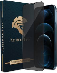 ArmourPro Edge To Edge Tempered Glass for Apple iPhone 12 Pro, Apple iPhone 12, iPhone 12 Pro, Privacy Anti Spy Glass with Matte Finish