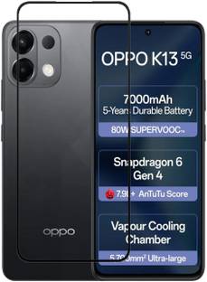 BRENZZ Edge To Edge Tempered Glass for OPPO K13 5G, Oppo K13 5G