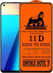 TWIGLO Edge To Edge Tempered Glass for INFINIX NOTE 7